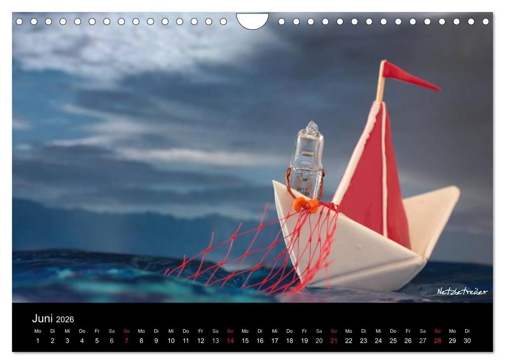 Weitere Ansicht: Bernie Blitz - Eine Birne sucht Erleuchtung (Wandkalender 2026 DIN A4 quer), CALVENDO Monatskalender | Michaela Kanthak, Calvendo