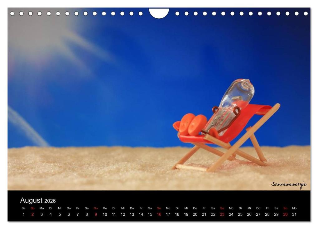 Weitere Ansicht: Bernie Blitz - Eine Birne sucht Erleuchtung (Wandkalender 2026 DIN A4 quer), CALVENDO Monatskalender | Michaela Kanthak, Calvendo