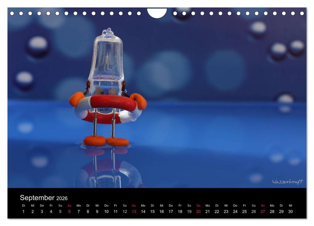 Weitere Ansicht: Bernie Blitz - Eine Birne sucht Erleuchtung (Wandkalender 2026 DIN A4 quer), CALVENDO Monatskalender | Michaela Kanthak, Calvendo