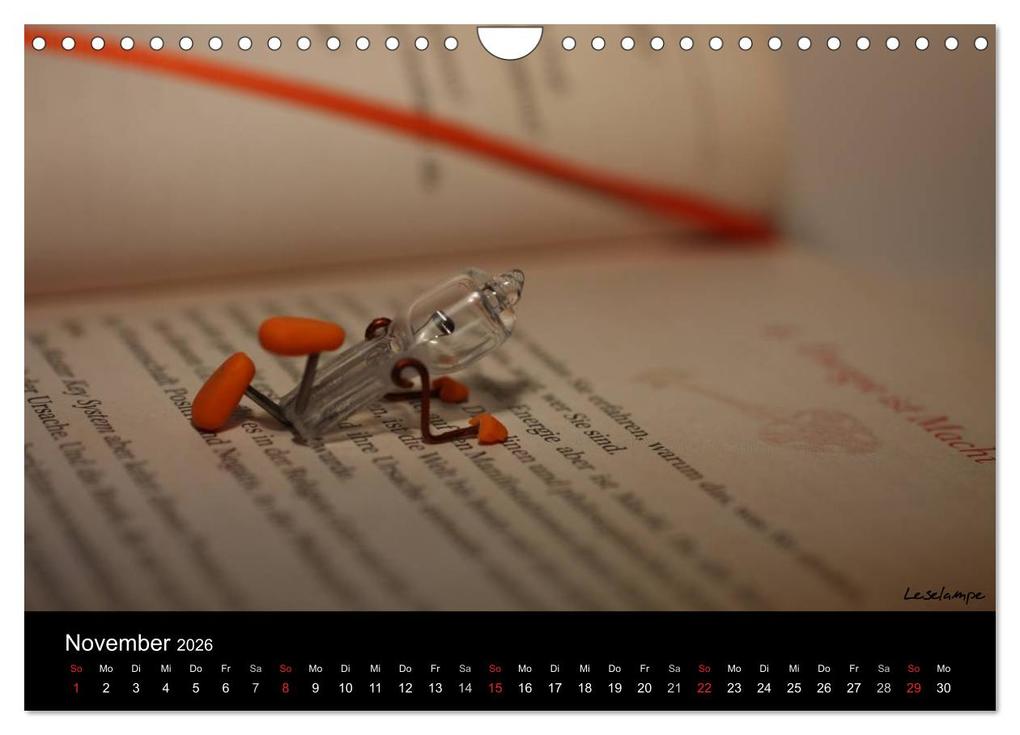 Weitere Ansicht: Bernie Blitz - Eine Birne sucht Erleuchtung (Wandkalender 2026 DIN A4 quer), CALVENDO Monatskalender | Michaela Kanthak, Calvendo