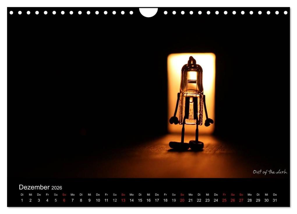 Weitere Ansicht: Bernie Blitz - Eine Birne sucht Erleuchtung (Wandkalender 2026 DIN A4 quer), CALVENDO Monatskalender | Michaela Kanthak, Calvendo