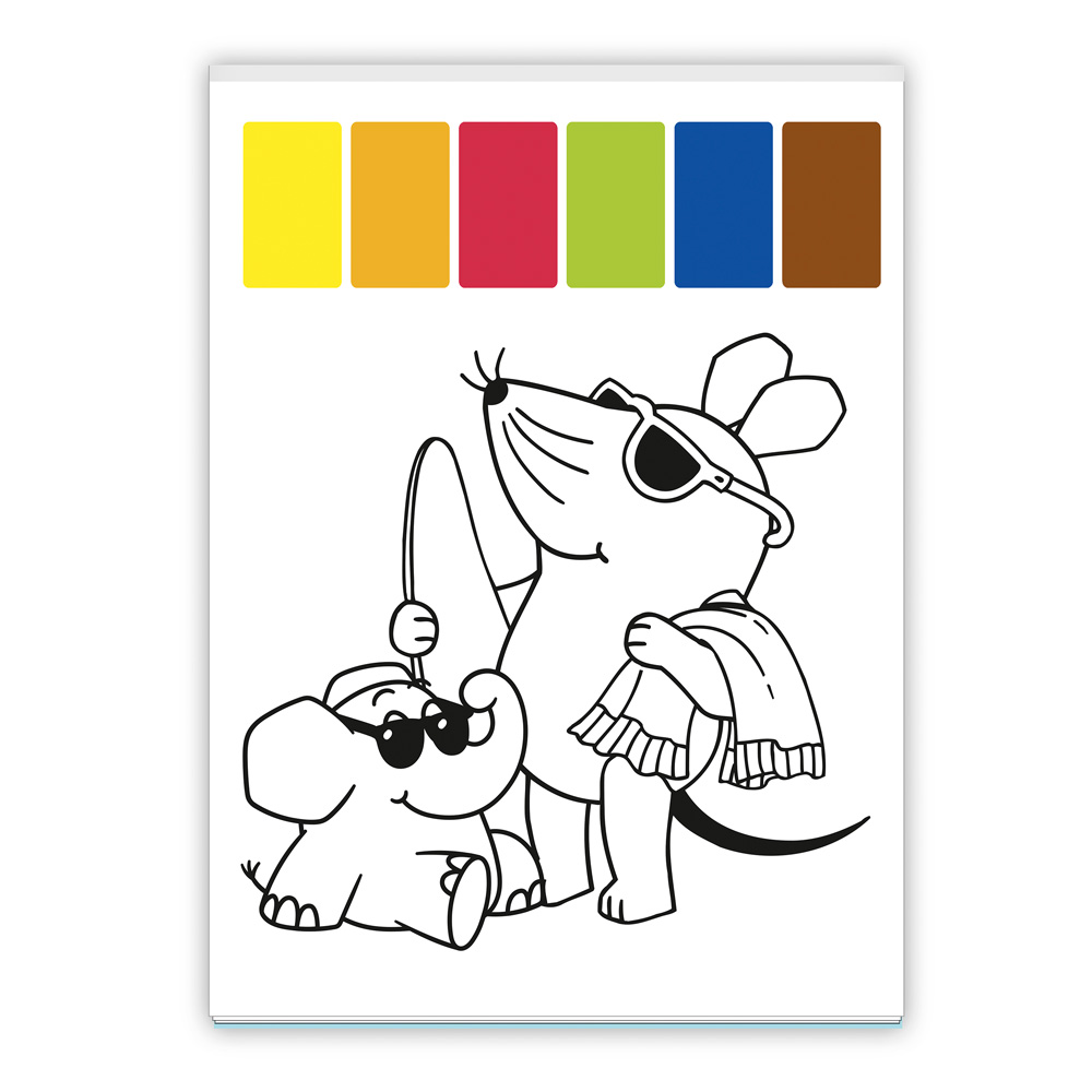 Weitere Ansicht: TRÖTSCH - Die Maus | Mein erster Ausmalblock | Malblock mit Wasserfarben (Ab 3 Jahren)