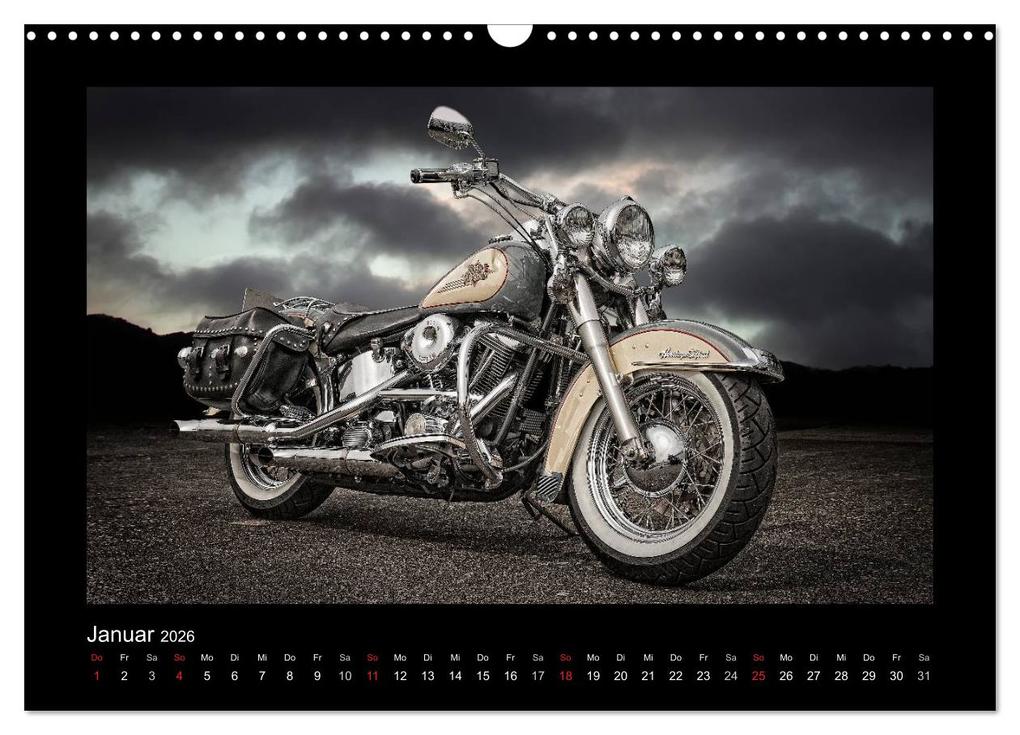 Weitere Ansicht: Motorrad-Träume - Chopper und Custombikes (Wandkalender 2026 DIN A3 quer), CALVENDO Monatskalender | Michael Pohl, Calvendo