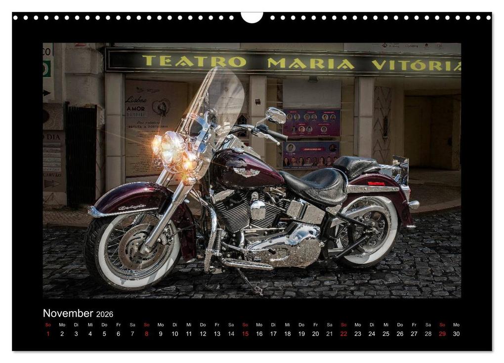 Weitere Ansicht: Motorrad-Träume - Chopper und Custombikes (Wandkalender 2026 DIN A3 quer), CALVENDO Monatskalender | Michael Pohl, Calvendo