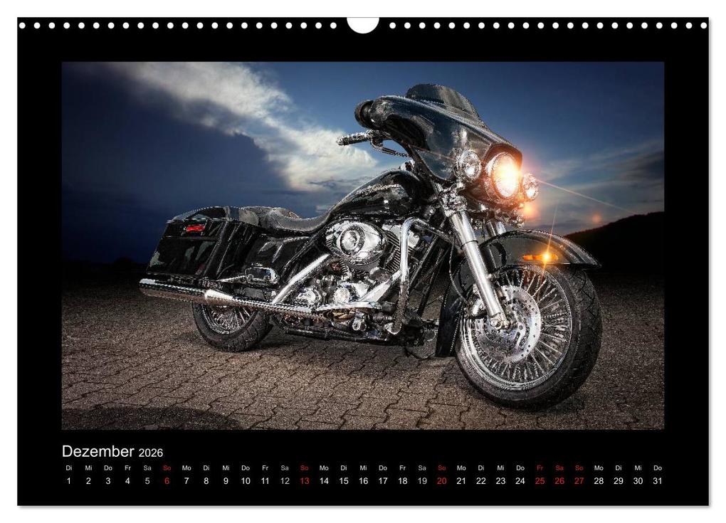 Weitere Ansicht: Motorrad-Träume - Chopper und Custombikes (Wandkalender 2026 DIN A3 quer), CALVENDO Monatskalender | Michael Pohl, Calvendo