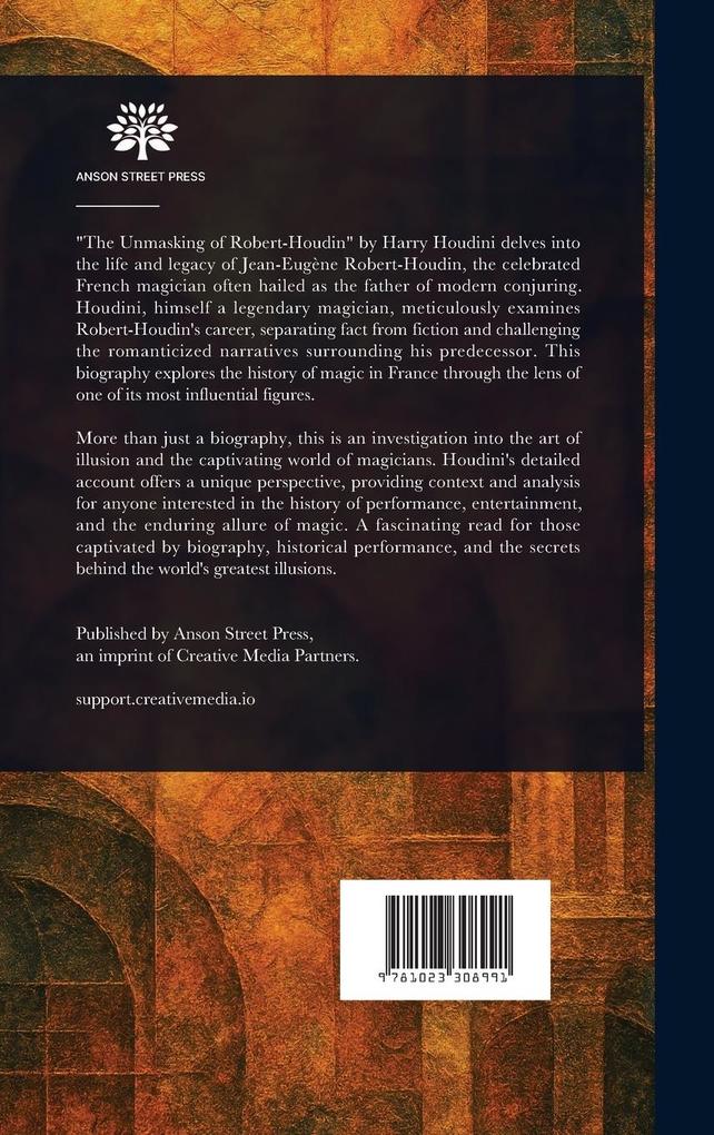 Weitere Ansicht: The Unmasking of Robert-Houdin | Harry Houdini