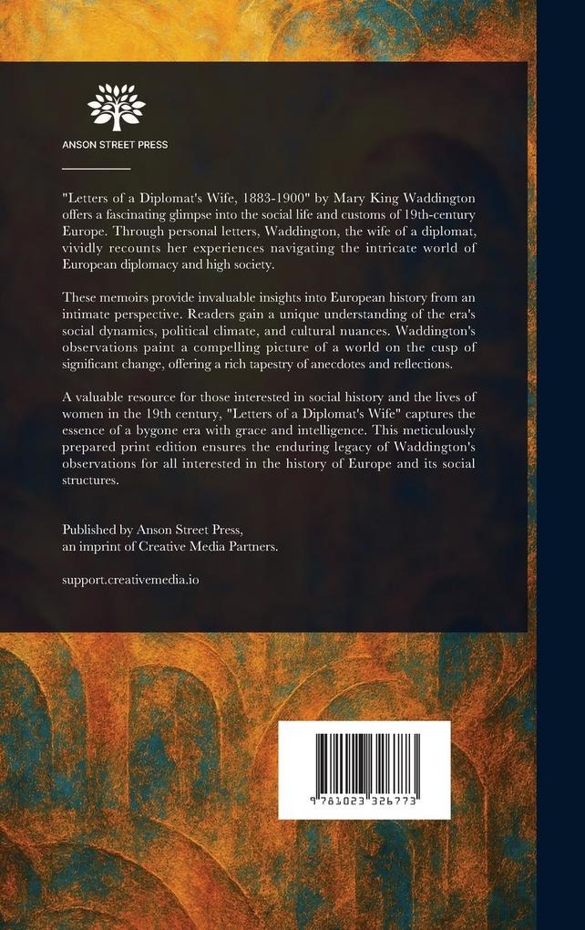 Weitere Ansicht: Letters of a Diplomat's Wife | Mary King Waddington, Tompkins McIlvaine