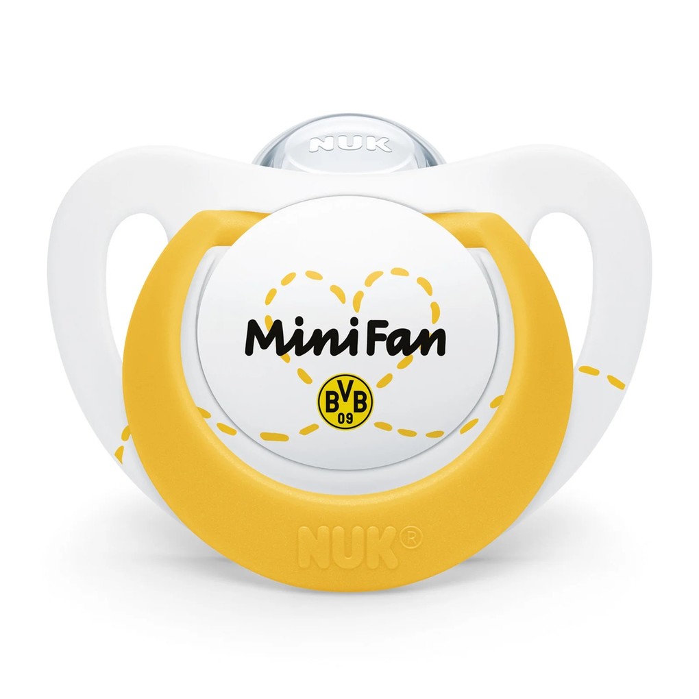 Weitere Ansicht: BVB-Schnullerset NUK Star 0-6 Monate
