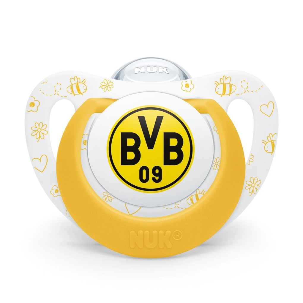 Weitere Ansicht: BVB-Schnullerset NUK Star 0-6 Monate