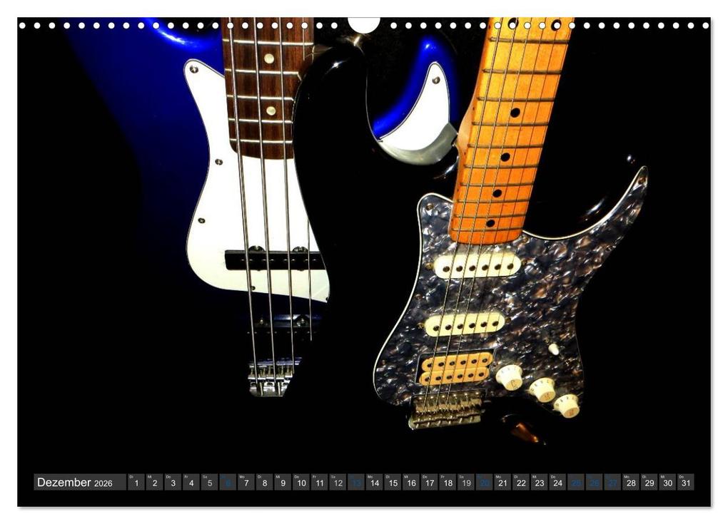 Weitere Ansicht: Gitarren Snapshots (Wandkalender 2026 DIN A3 quer), CALVENDO Monatskalender | Calvendo, Renate Bleicher