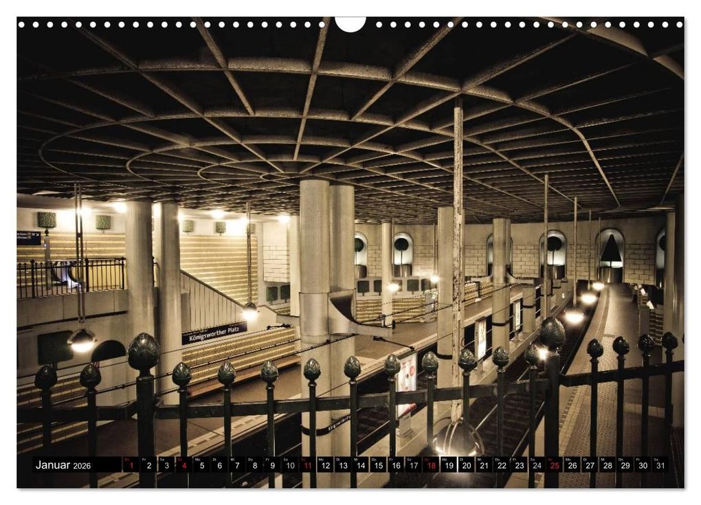 Weitere Ansicht: U-Bahn-Stationen Hannover (Wandkalender 2026 DIN A3 quer), CALVENDO Monatskalender | Calvendo, Schnellewelten, SchnelleWelten SchnelleWelten