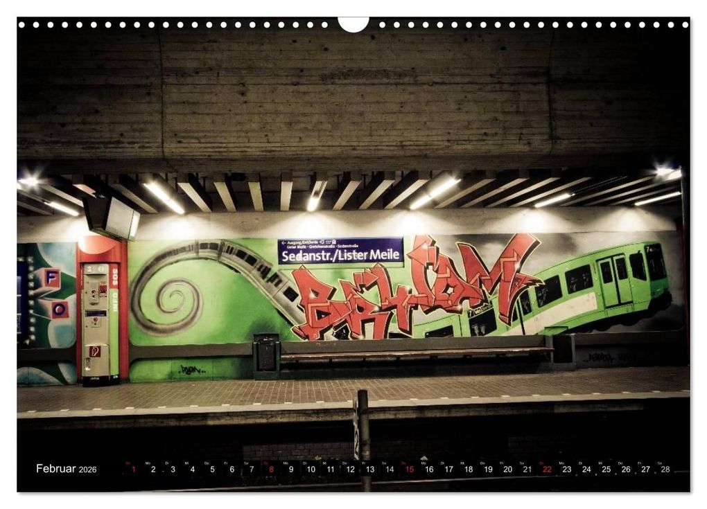 Weitere Ansicht: U-Bahn-Stationen Hannover (Wandkalender 2026 DIN A3 quer), CALVENDO Monatskalender | Calvendo, Schnellewelten, SchnelleWelten SchnelleWelten