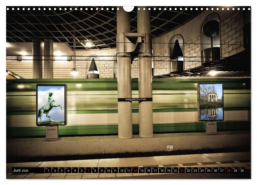 Weitere Ansicht: U-Bahn-Stationen Hannover (Wandkalender 2026 DIN A3 quer), CALVENDO Monatskalender | Calvendo, Schnellewelten, SchnelleWelten SchnelleWelten