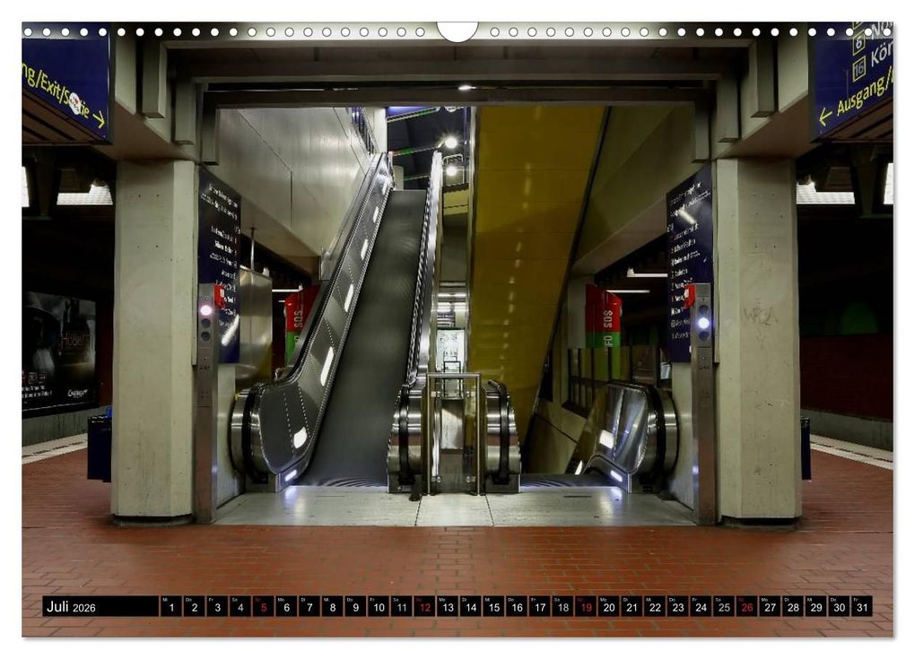 Weitere Ansicht: U-Bahn-Stationen Hannover (Wandkalender 2026 DIN A3 quer), CALVENDO Monatskalender | Calvendo, Schnellewelten, SchnelleWelten SchnelleWelten