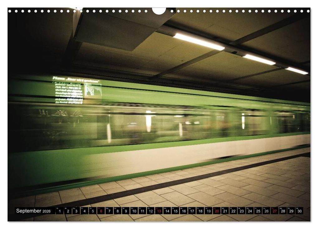 Weitere Ansicht: U-Bahn-Stationen Hannover (Wandkalender 2026 DIN A3 quer), CALVENDO Monatskalender | Calvendo, Schnellewelten, SchnelleWelten SchnelleWelten