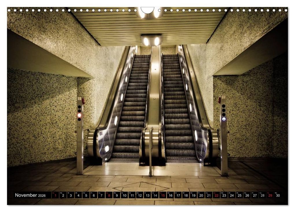 Weitere Ansicht: U-Bahn-Stationen Hannover (Wandkalender 2026 DIN A3 quer), CALVENDO Monatskalender | Calvendo, Schnellewelten, SchnelleWelten SchnelleWelten