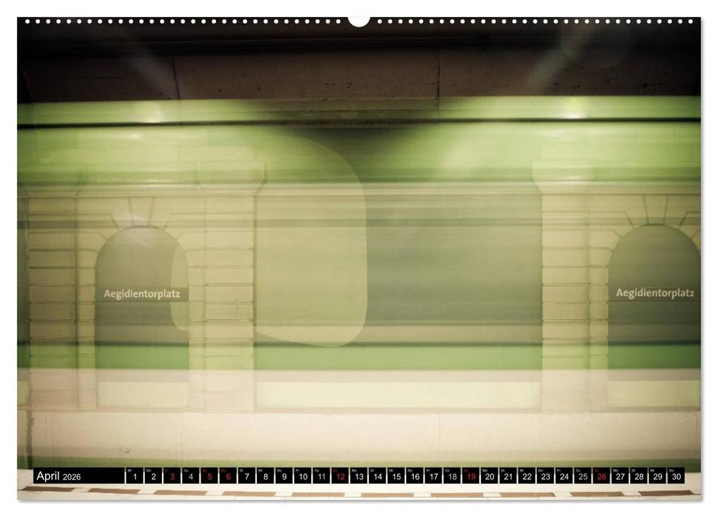 Weitere Ansicht: U-Bahn-Stationen Hannover (Wandkalender 2026 DIN A2 quer), CALVENDO Monatskalender | Calvendo, Schnellewelten, SchnelleWelten SchnelleWelten