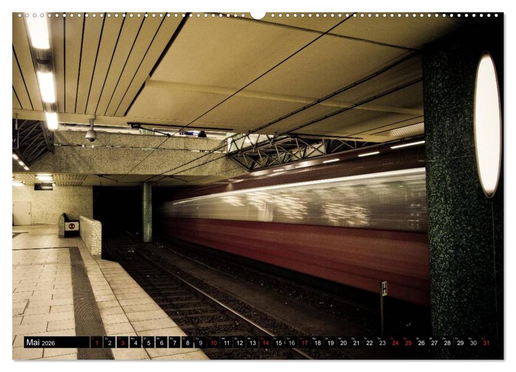 Weitere Ansicht: U-Bahn-Stationen Hannover (Wandkalender 2026 DIN A2 quer), CALVENDO Monatskalender | Calvendo, Schnellewelten, SchnelleWelten SchnelleWelten
