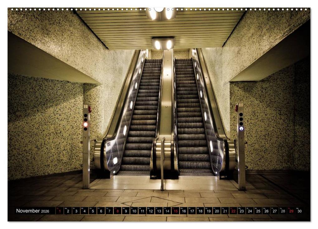 Weitere Ansicht: U-Bahn-Stationen Hannover (Wandkalender 2026 DIN A2 quer), CALVENDO Monatskalender | Calvendo, Schnellewelten, SchnelleWelten SchnelleWelten