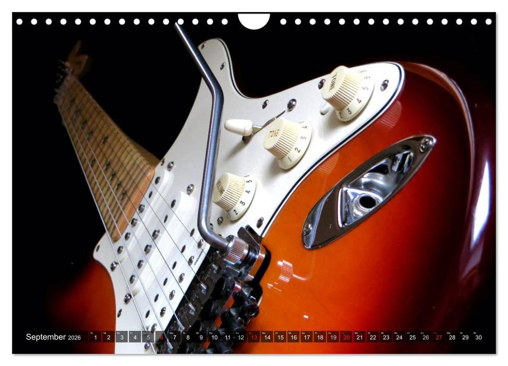 Weitere Ansicht: Gitarren Snapshots (Wandkalender 2026 DIN A4 quer), CALVENDO Monatskalender | Calvendo, Renate Bleicher