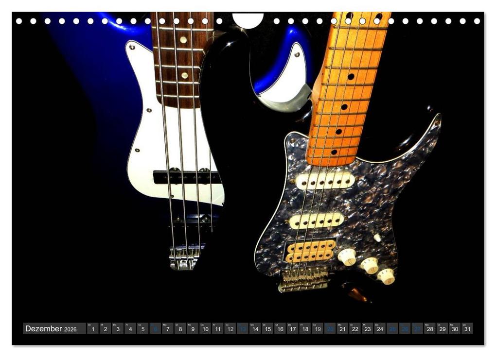 Weitere Ansicht: Gitarren Snapshots (Wandkalender 2026 DIN A4 quer), CALVENDO Monatskalender | Calvendo, Renate Bleicher