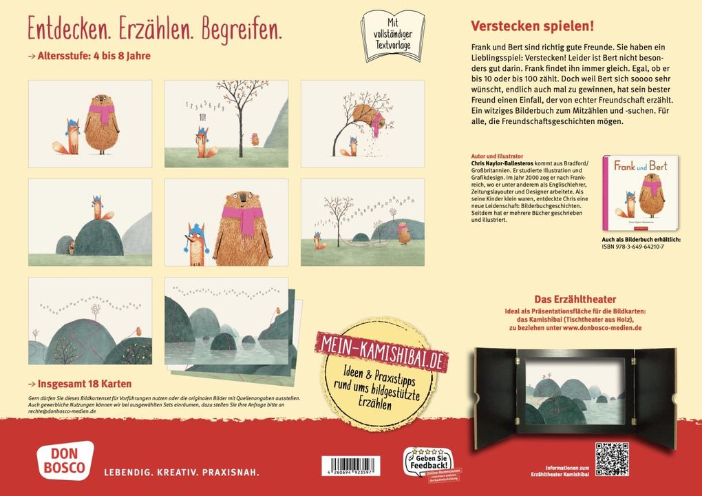 Weitere Ansicht: Frank und Bert. Kamishibai Bildkartenset | Chris Naylor-Ballosteros
