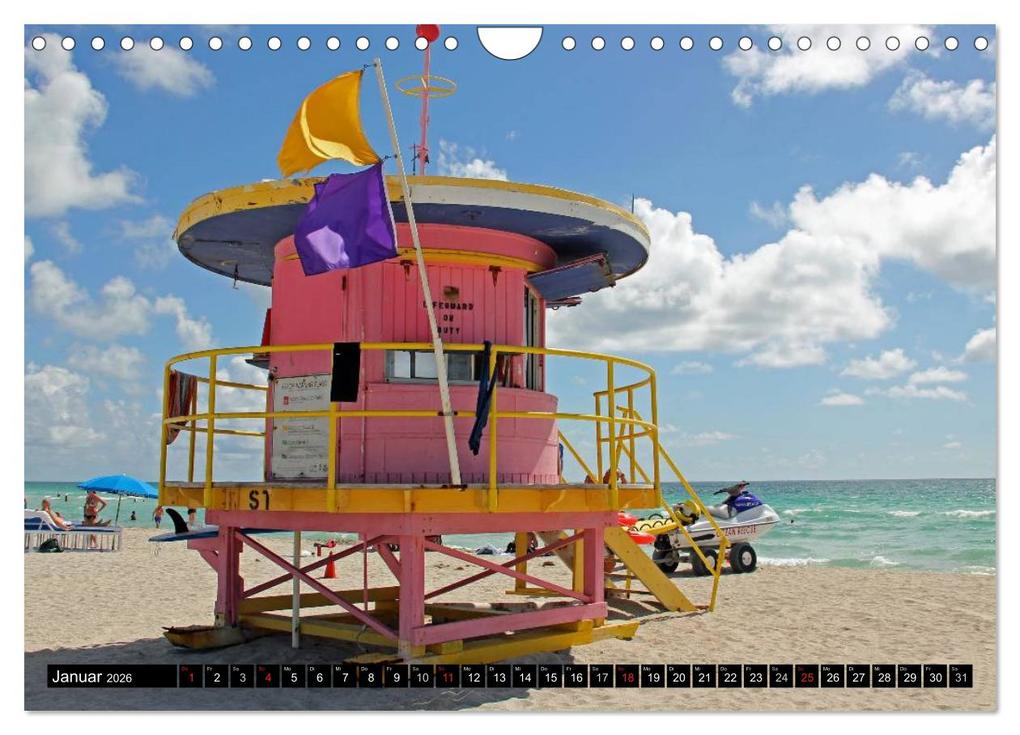 Weitere Ansicht: MIAMI (Wandkalender 2026 DIN A4 quer), CALVENDO Monatskalender | Andrea Damm, Calvendo