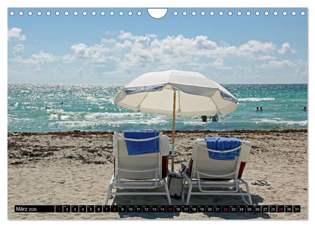 Weitere Ansicht: MIAMI (Wandkalender 2026 DIN A4 quer), CALVENDO Monatskalender | Andrea Damm, Calvendo