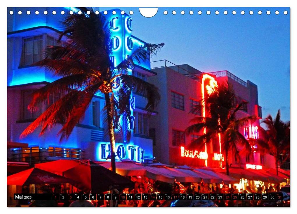 Weitere Ansicht: MIAMI (Wandkalender 2026 DIN A4 quer), CALVENDO Monatskalender | Andrea Damm, Calvendo