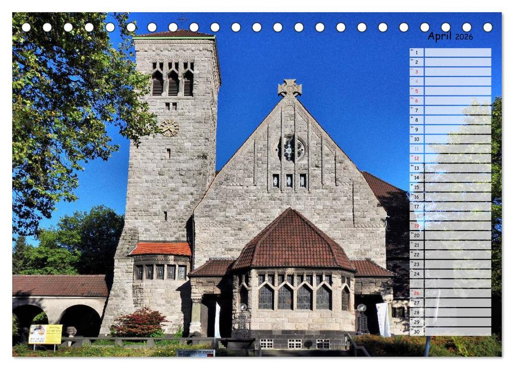 Weitere Ansicht: Bochum / Geburtstagskalender (Tischkalender 2026 DIN A5 quer), CALVENDO Monatskalender | Uwe Reschke, Calvendo