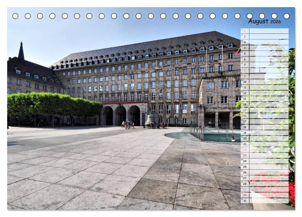 Weitere Ansicht: Bochum / Geburtstagskalender (Tischkalender 2026 DIN A5 quer), CALVENDO Monatskalender | Uwe Reschke, Calvendo