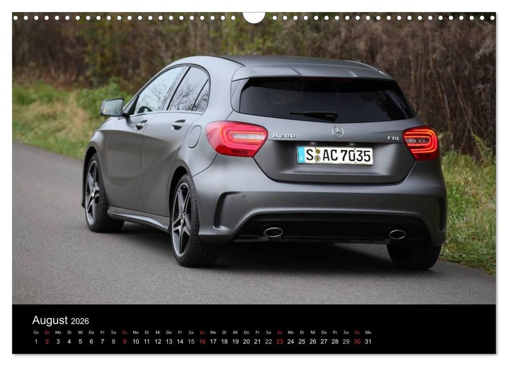 Weitere Ansicht: Mercedes-Benz A-Klasse (Wandkalender 2026 DIN A3 quer), CALVENDO Monatskalender | Jürgen Wolff, Calvendo