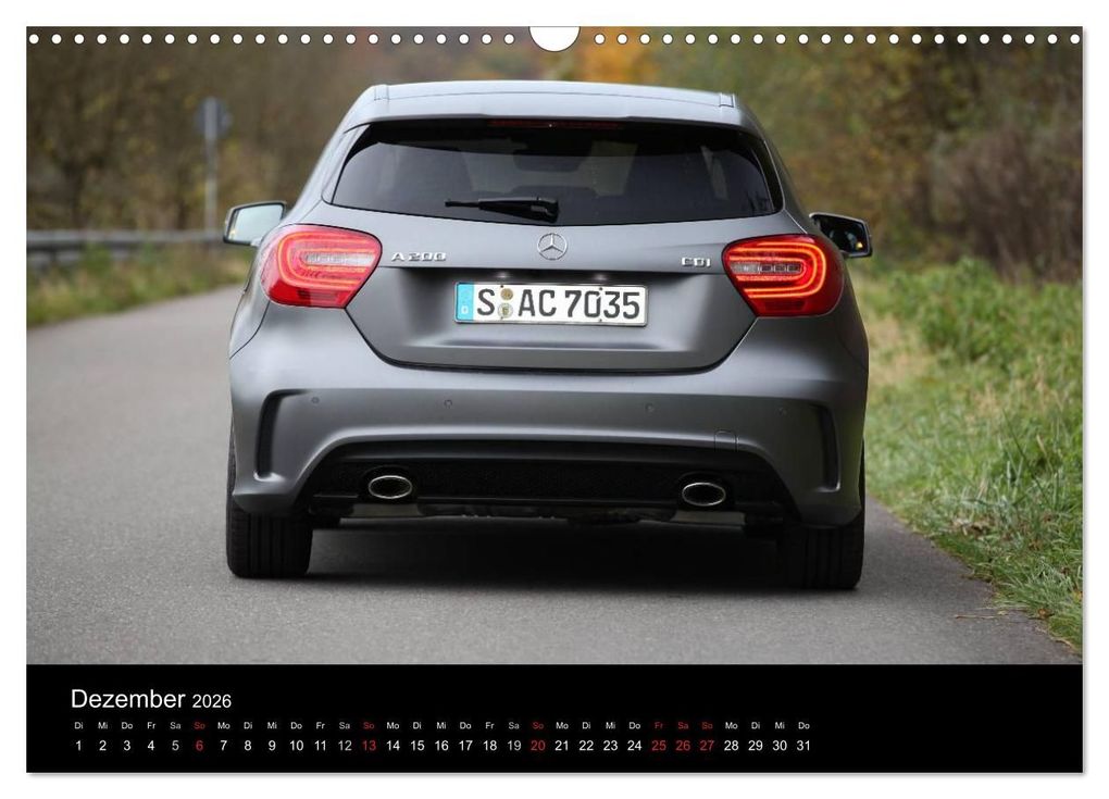 Weitere Ansicht: Mercedes-Benz A-Klasse (Wandkalender 2026 DIN A3 quer), CALVENDO Monatskalender | Jürgen Wolff, Calvendo