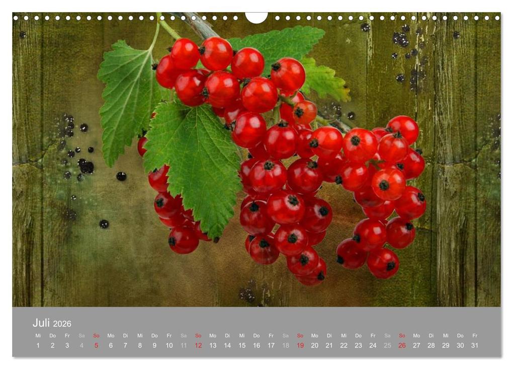 Weitere Ansicht: Obst (Wandkalender 2026 DIN A3 quer), CALVENDO Monatskalender | Manfred Lutzius, Calvendo