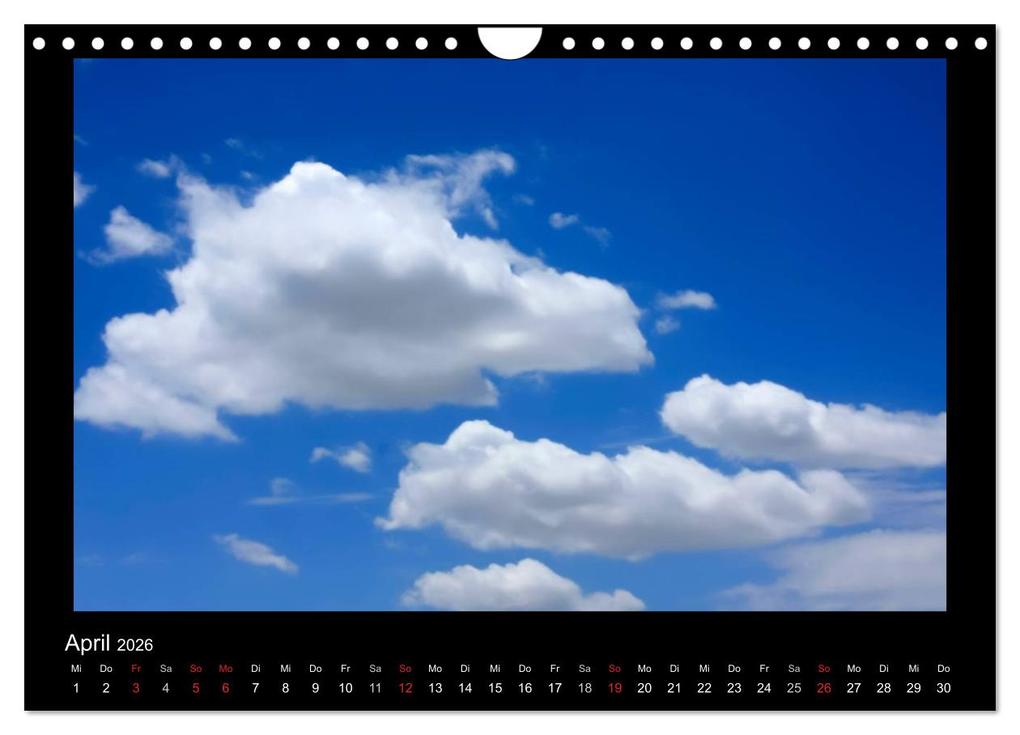 Weitere Ansicht: Wolkenbilder (Wandkalender 2026 DIN A4 quer), CALVENDO Monatskalender | Martina Roth, Calvendo