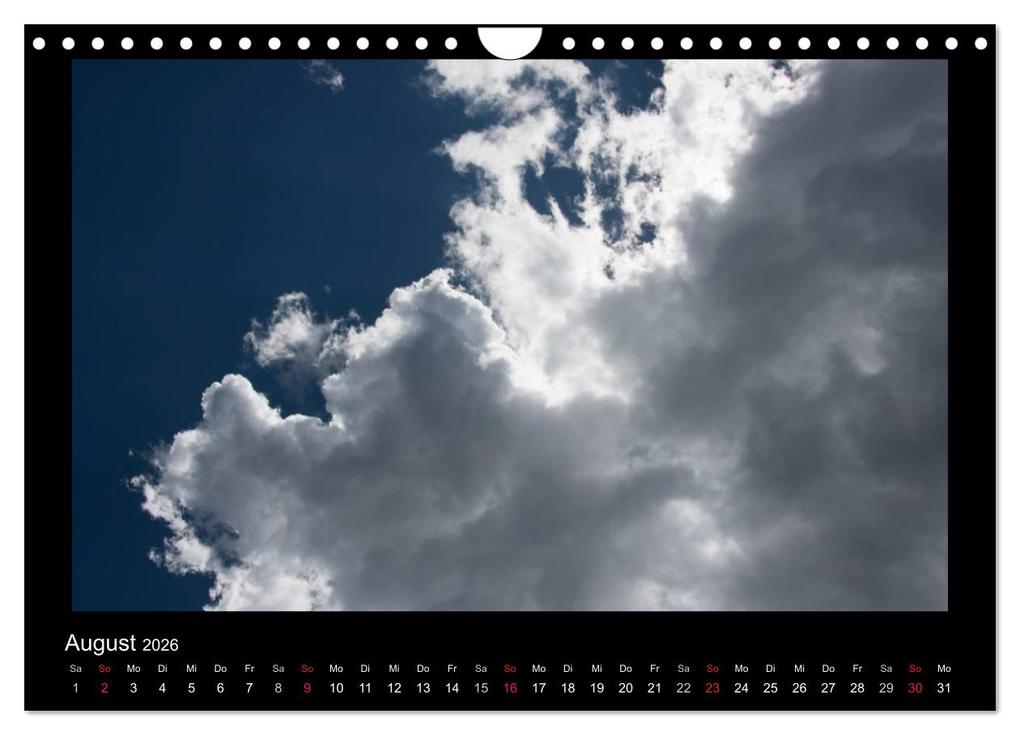 Weitere Ansicht: Wolkenbilder (Wandkalender 2026 DIN A4 quer), CALVENDO Monatskalender | Martina Roth, Calvendo