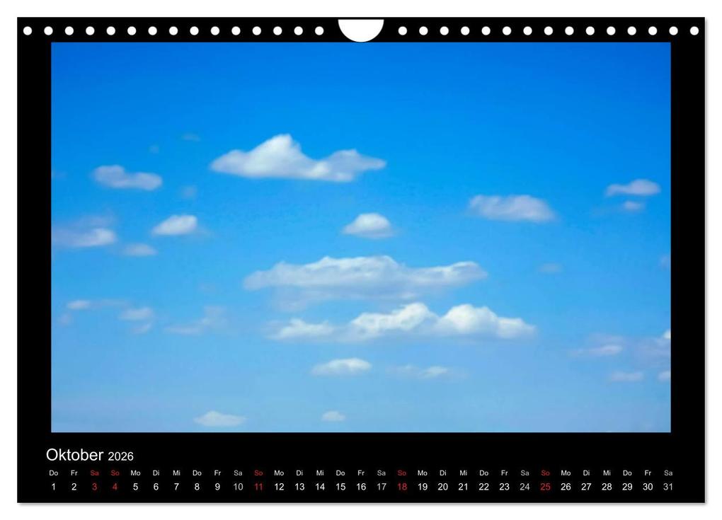 Weitere Ansicht: Wolkenbilder (Wandkalender 2026 DIN A4 quer), CALVENDO Monatskalender | Martina Roth, Calvendo