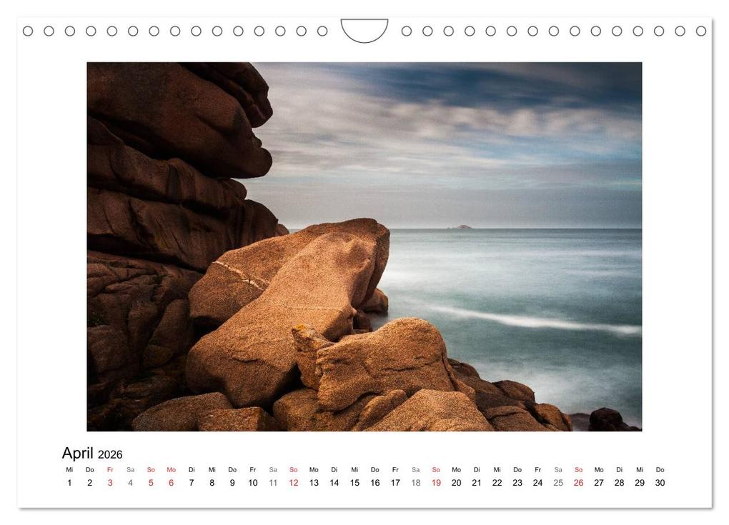 Weitere Ansicht: Bretagne - Côte de Granit Rose (Wandkalender 2026 DIN A4 quer), CALVENDO Monatskalender | Boris Buschardt, Calvendo