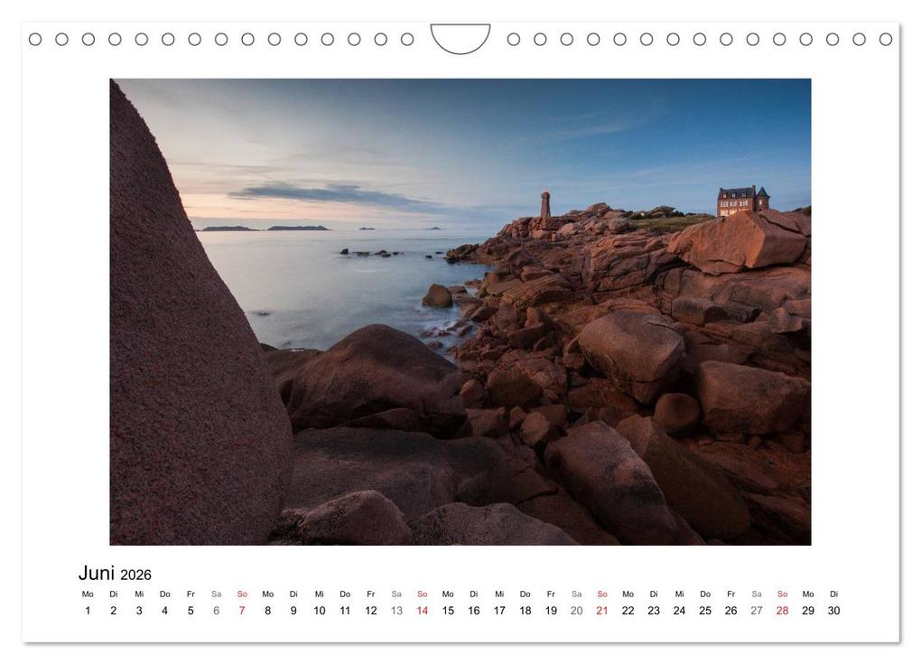 Weitere Ansicht: Bretagne - Côte de Granit Rose (Wandkalender 2026 DIN A4 quer), CALVENDO Monatskalender | Boris Buschardt, Calvendo