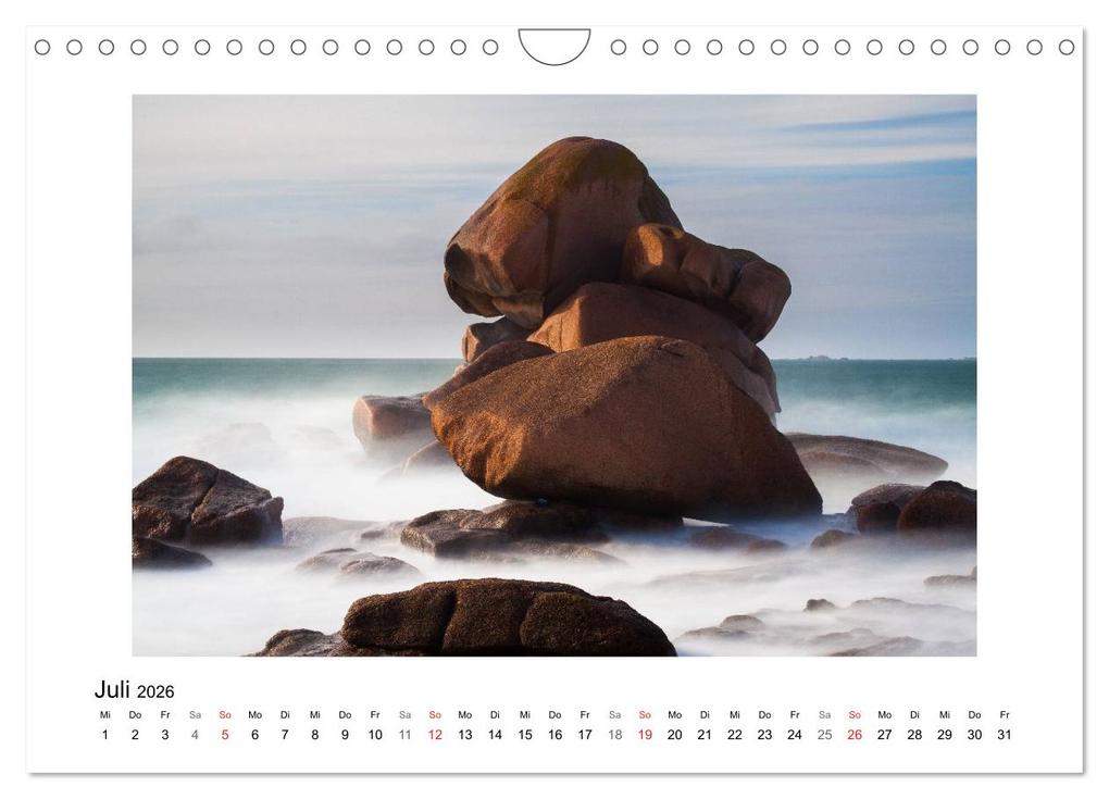 Weitere Ansicht: Bretagne - Côte de Granit Rose (Wandkalender 2026 DIN A4 quer), CALVENDO Monatskalender | Boris Buschardt, Calvendo