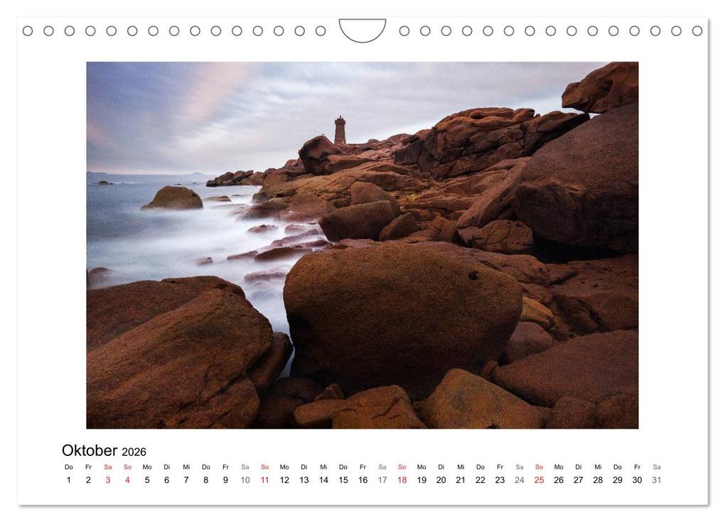 Weitere Ansicht: Bretagne - Côte de Granit Rose (Wandkalender 2026 DIN A4 quer), CALVENDO Monatskalender | Boris Buschardt, Calvendo