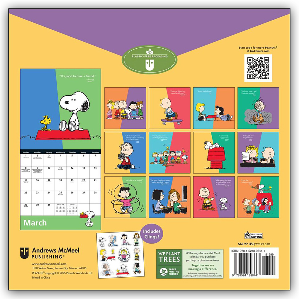 Weitere Ansicht: Peanuts 2026 - Wandkalender | McMeel Andrews