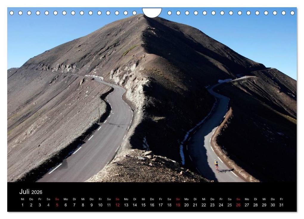 Weitere Ansicht: Alpenpässe auf dem Rennrad Vol. 1 (Wandkalender 2026 DIN A4 quer), CALVENDO Monatskalender | Matthias Rotter, Calvendo