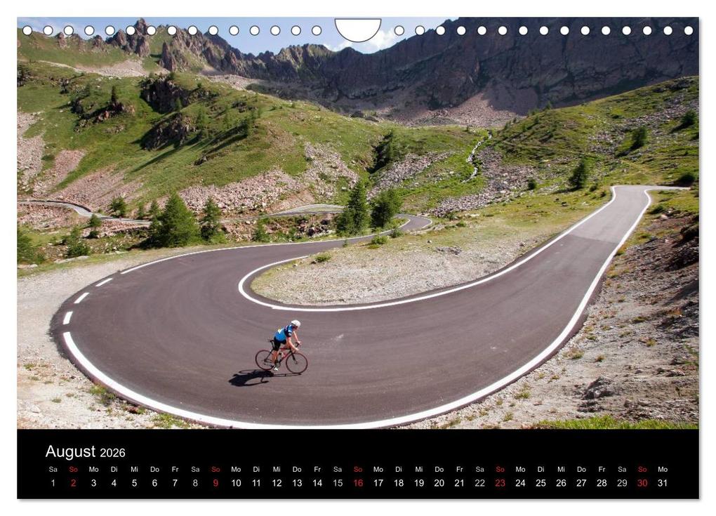 Weitere Ansicht: Alpenpässe auf dem Rennrad Vol. 1 (Wandkalender 2026 DIN A4 quer), CALVENDO Monatskalender | Matthias Rotter, Calvendo
