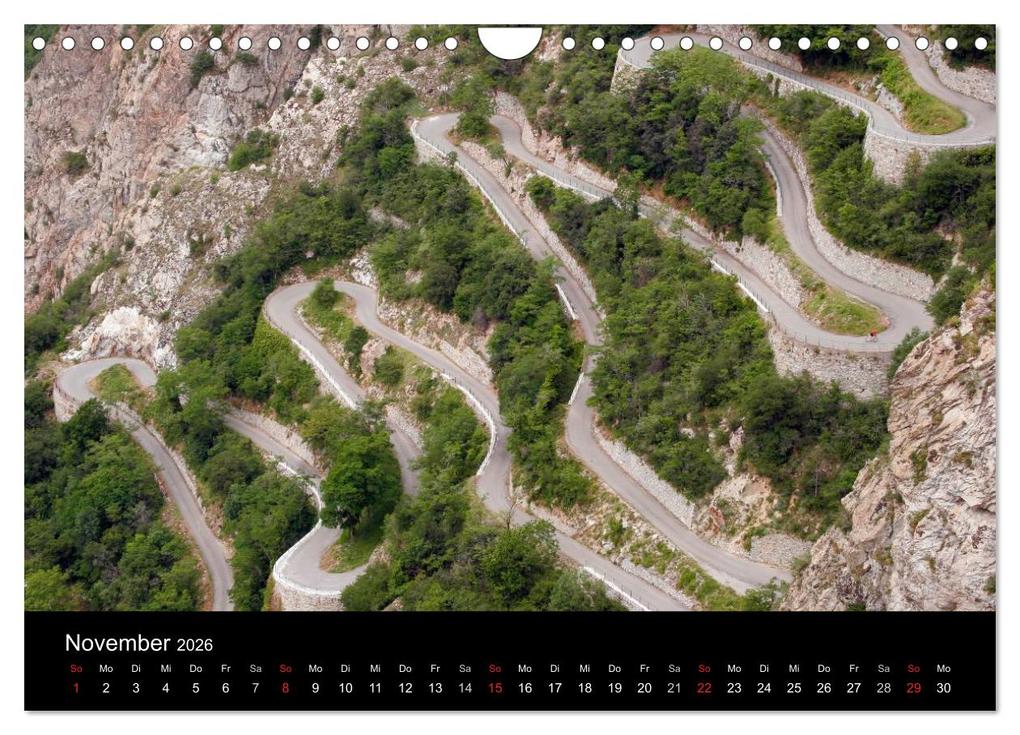 Weitere Ansicht: Alpenpässe auf dem Rennrad Vol. 1 (Wandkalender 2026 DIN A4 quer), CALVENDO Monatskalender | Matthias Rotter, Calvendo