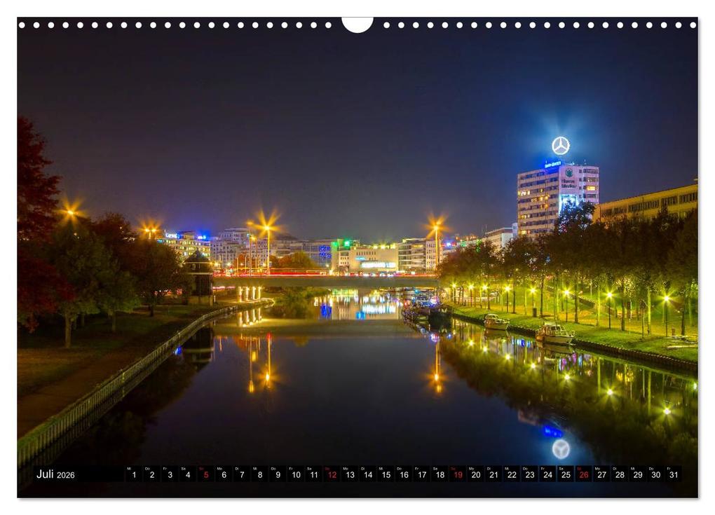 Weitere Ansicht: City Lights Saarbrücken (Wandkalender 2026 DIN A3 quer), CALVENDO Monatskalender | Calvendo, Bettina Dittmann