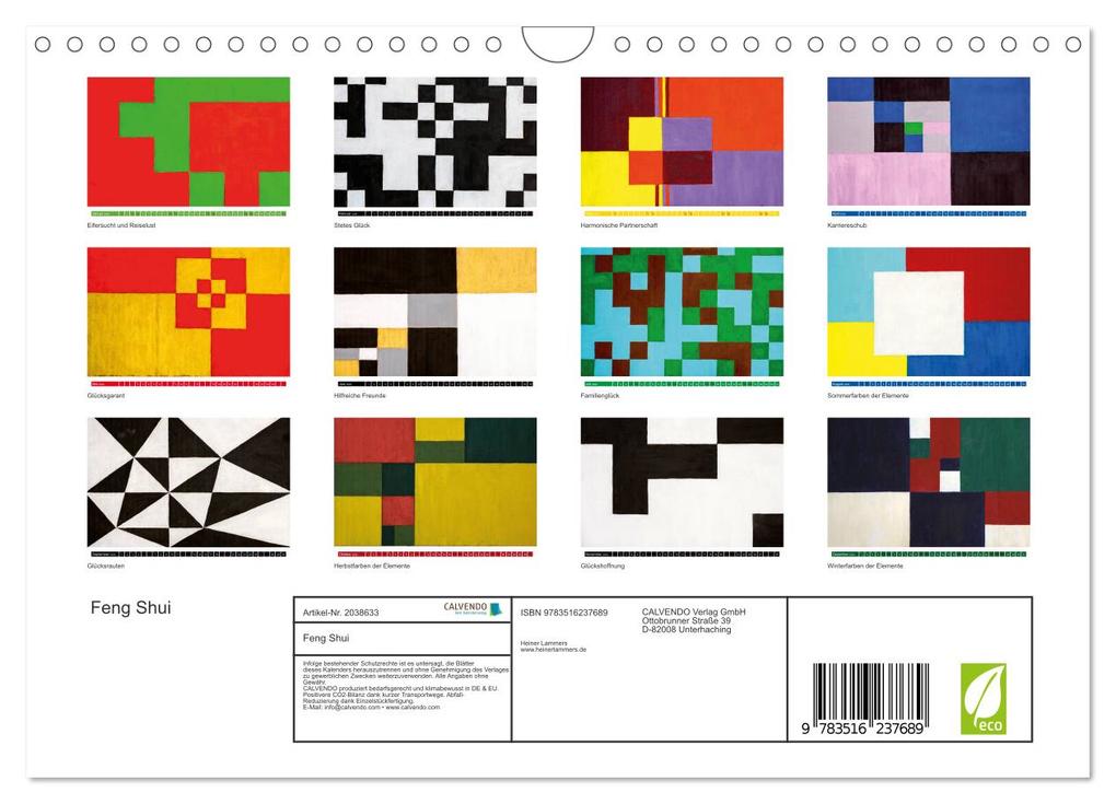 Weitere Ansicht: Feng Shui (Wandkalender 2026 DIN A4 quer), CALVENDO Monatskalender | Calvendo, Heiner Lammers