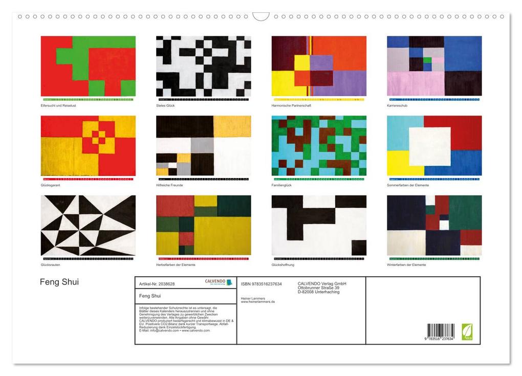Weitere Ansicht: Feng Shui (Wandkalender 2026 DIN A2 quer), CALVENDO Monatskalender | Calvendo, Heiner Lammers