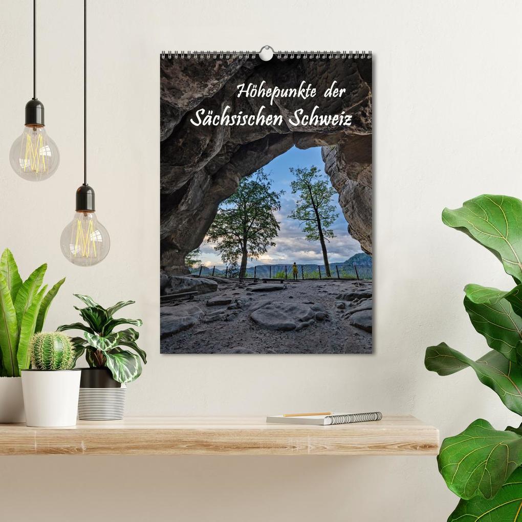 Weitere Ansicht: Höhepunkte der Sächsischen Schweiz (Wandkalender 2026 DIN A3 hoch), CALVENDO Monatskalender | Natalja Maibach und Michael Borgulat, Calvendo