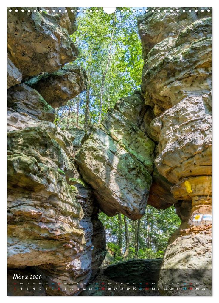 Weitere Ansicht: Höhepunkte der Sächsischen Schweiz (Wandkalender 2026 DIN A3 hoch), CALVENDO Monatskalender | Natalja Maibach und Michael Borgulat, Calvendo